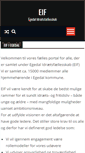 Mobile Screenshot of egedal-if.dk